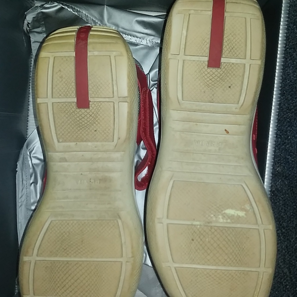 Prada Mens America’s Cup Sz 10.5 Hi Top Sneakers - Picture 12 of 12